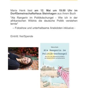 Buchlesung von Maria Henk im Dorfgemeinschaftshaus Steinhagen